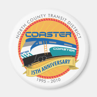 Coaster 15th Annivesary Magnet