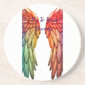 Coaster Angel Wings Barware Angelic Vibes