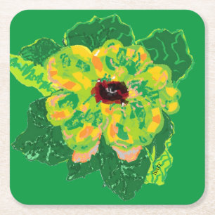 Coaster : Black Eyed Susan Vine Flower