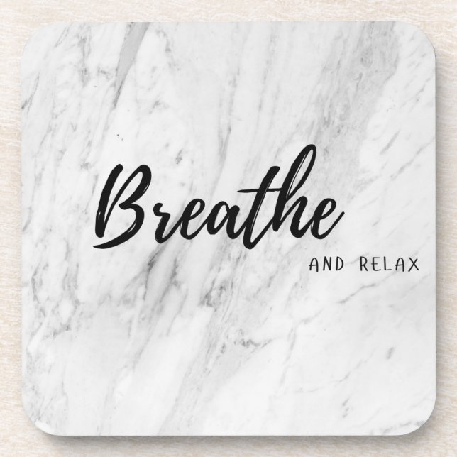 Coaster – Breathe n Relax (Front)