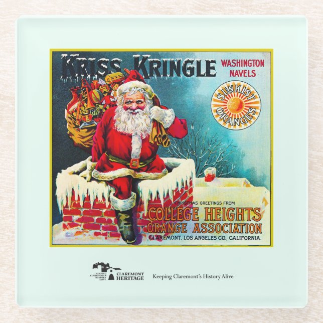 Coaster - Claremont fruit crate label (Front)