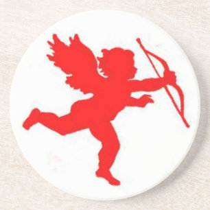 Coaster Cupid Red Plain