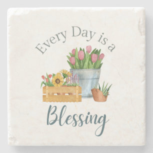 Coaster: Every Day is a Blessing Stone Coaster
