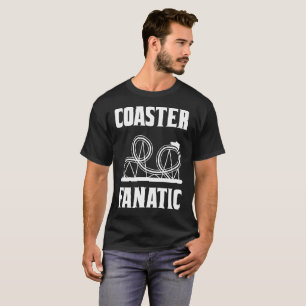 Coaster Fanatic Theme Park Rides T-Shirt
