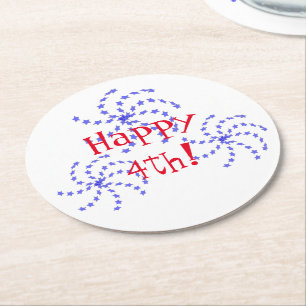 Coaster - Fireworks Greetings