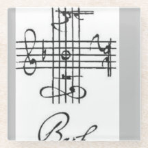Coaster (glass) Bach's Riddle