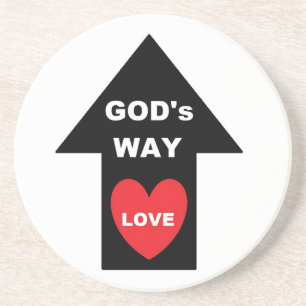 Coaster Gods Way Love Arrow Heart