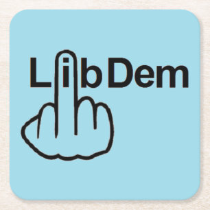 Coaster Lib Dem Flip