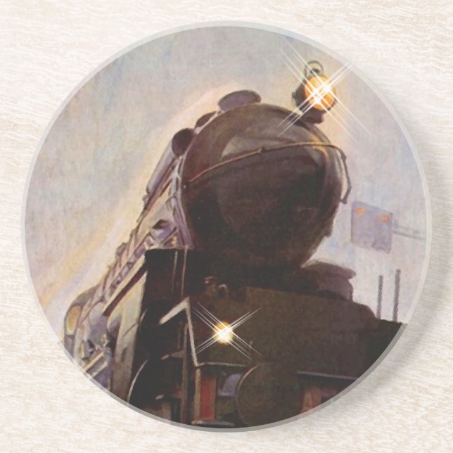 Coaster Misty Evening Train Iron Horse w/Lights on (Front)