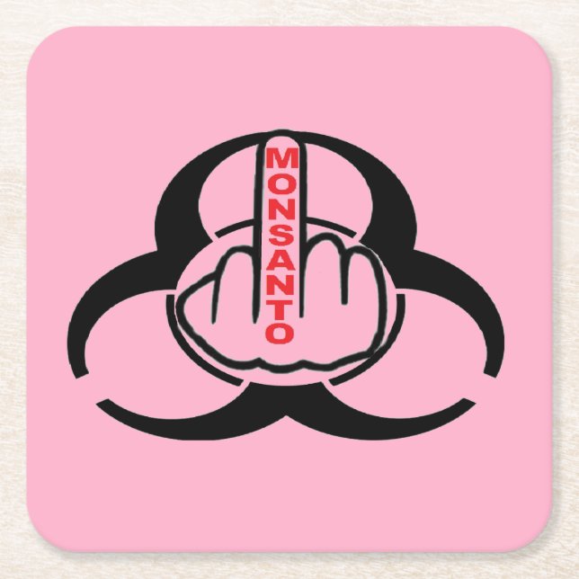 Coaster Monsanto Bio Hazard Flip (Front)
