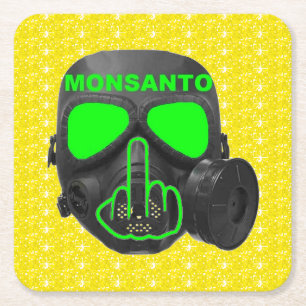 Coaster Monsanto Gas Mask Flip