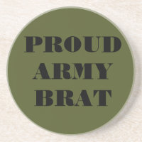Coaster Proud Army Brat