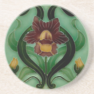 coaster Sand stone Coaster Art Nouveau
