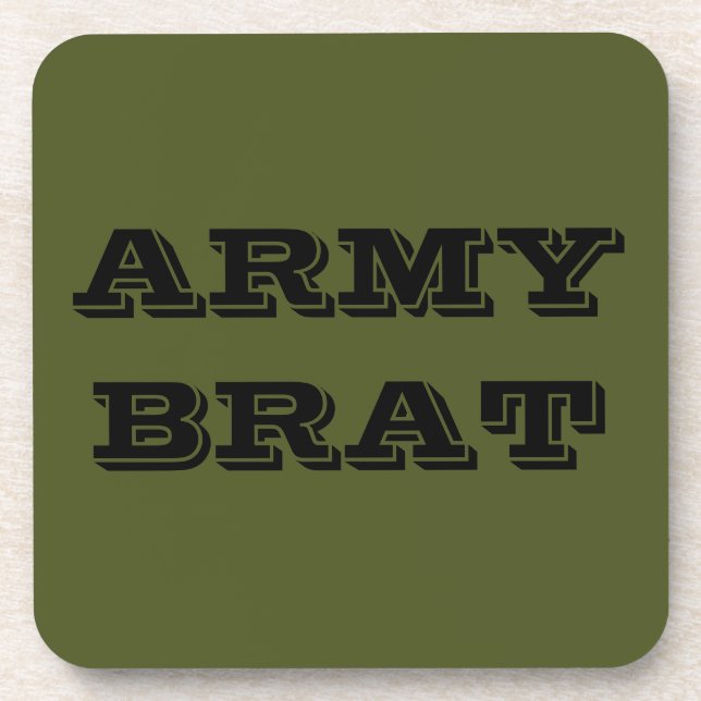 Coaster Set Army Brat (Front)
