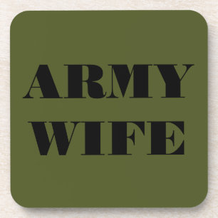 Coaster Set Army Wife