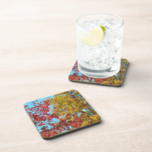 Coaster Set - Autumn Leaves