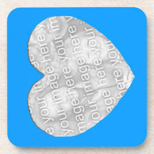 Coaster Set - Blue Heart Frame