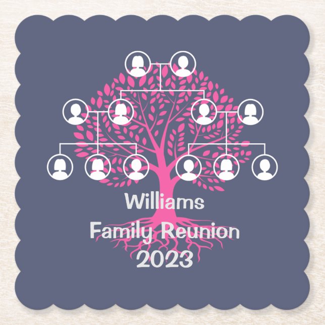 Coaster Set Family Reunion Souvenir (Front)