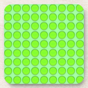 Coaster Set - Green dots