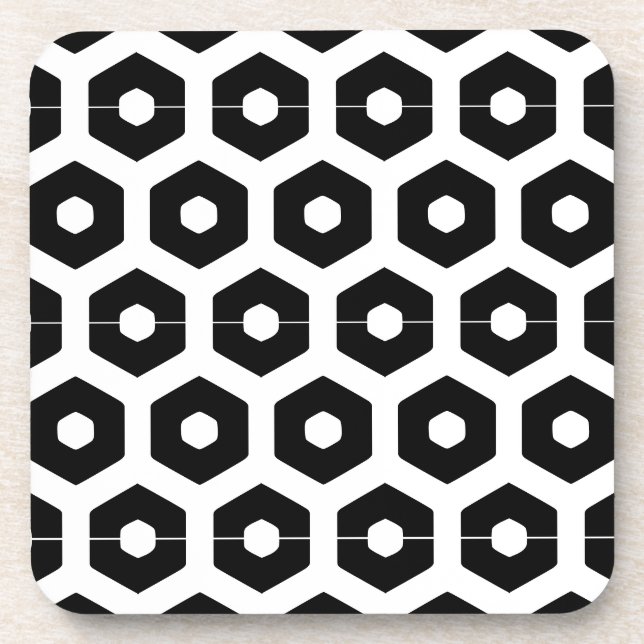 Coaster Set - hexagons (Front)