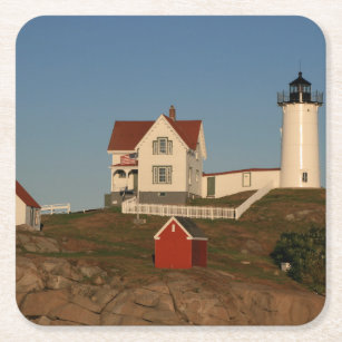 Coaster set of 6 Maine Lighthouse