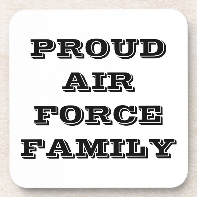 Coaster Set Proud Air Force Family (Front)