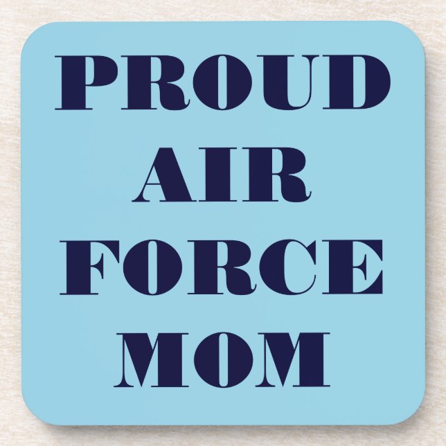 Coaster Set Proud Air Force Mum (Front)