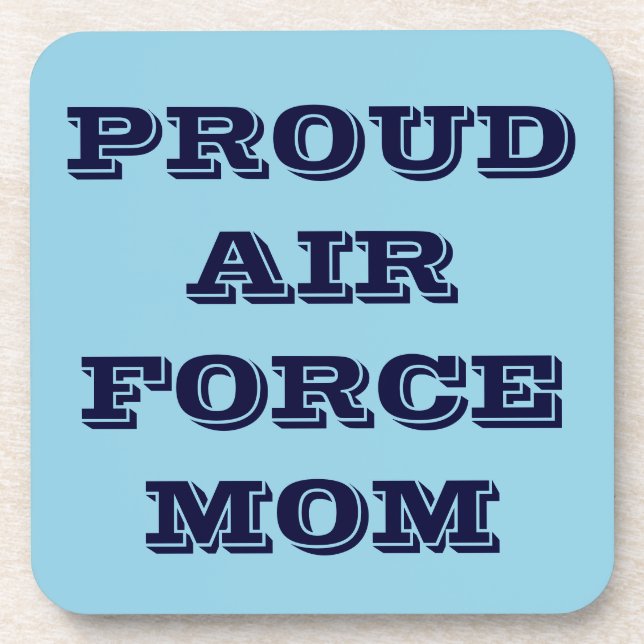 Coaster Set Proud Air Force Mum (Front)