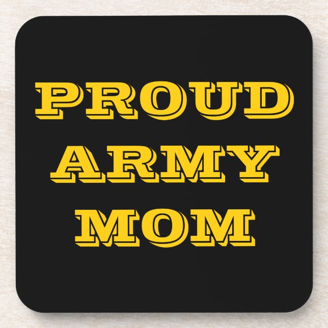 Coaster Set Proud Army Mum (Front)