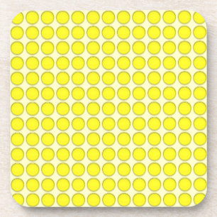 Coaster Set - Yellow Dots