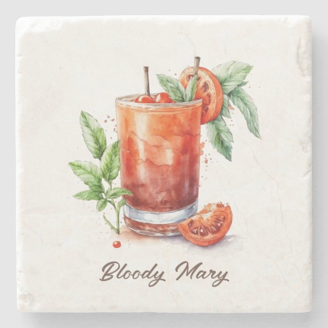 Coaster, Stone - Bloody Mary  Coaster (Front)