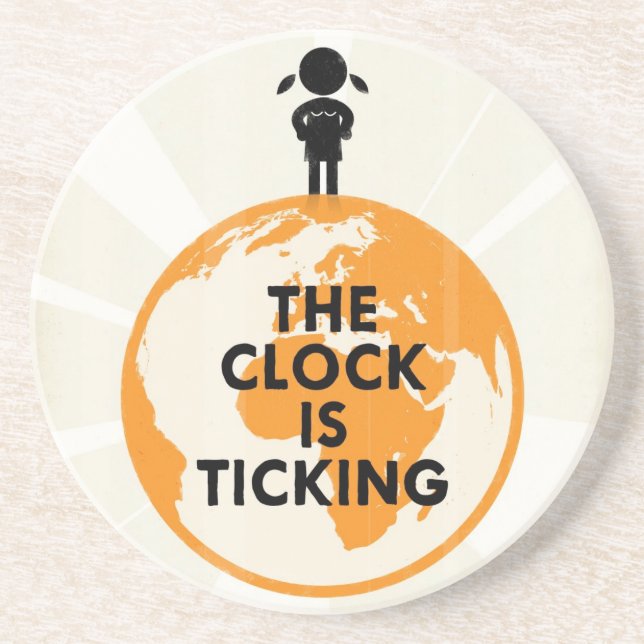 Coaster - Ticking Clock (Front)