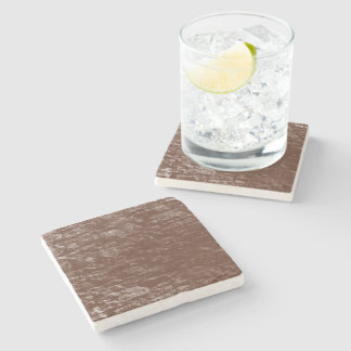 Coaster with a brick design
