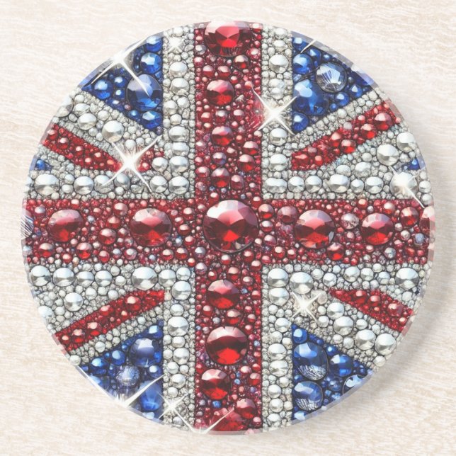 Coaster with British Colours Design (Front)
