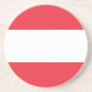 Coaster with Flag of Austria