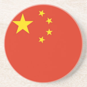 Coaster with Flag of China