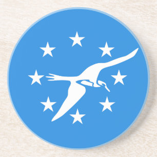 Coaster with Flag of Corpus Christi, Texas, USA