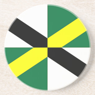 Coaster with Flag of Monterey, California, USA