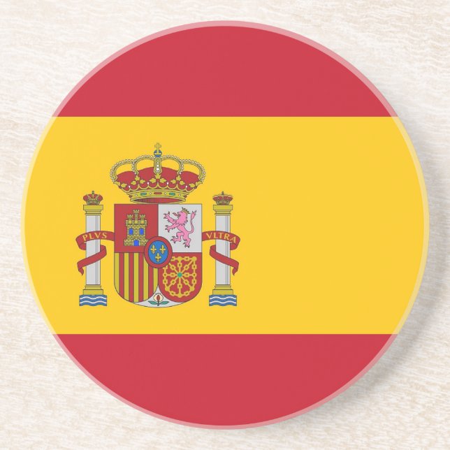 Coaster with Flag of Spain (Front)