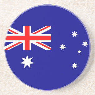 Coaster with Flag of the Australia