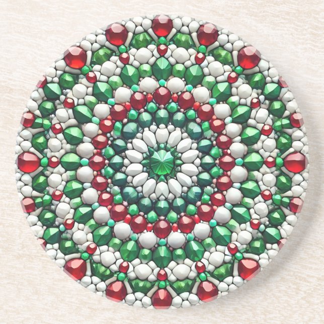 Coaster with Italian Colours Design (Front)