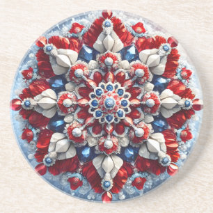Coaster with Norway Colours Design