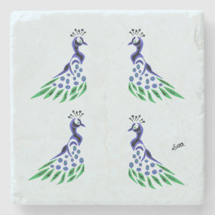 Coasters : Beauty of Peacocks 