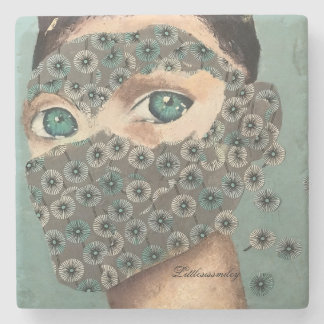 Coasters by littlesissmiley. Masked Woman