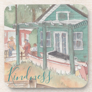 Coasters "Crystal Cove Watercolor "