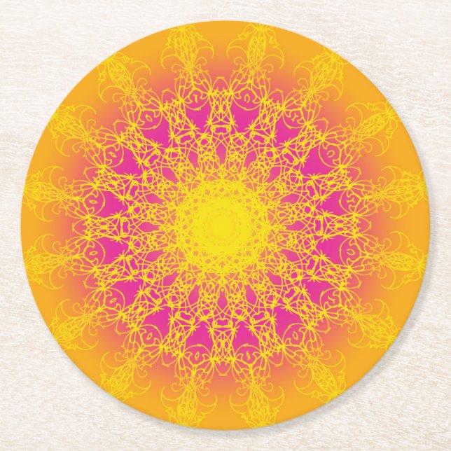 Coasters design Mandala (Front)