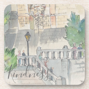 Coasters "France Watercolor "