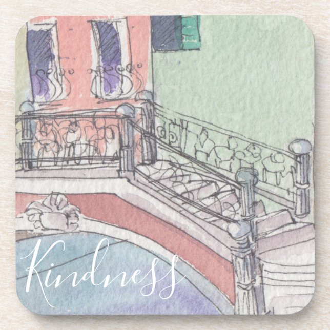 Coasters "Italy Watercolor " (Front)