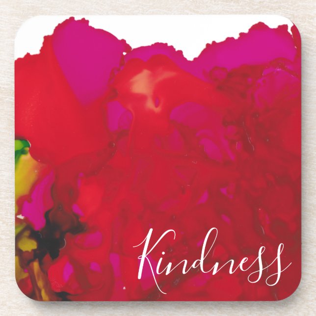 Coasters "Magenta Flowers" (Front)