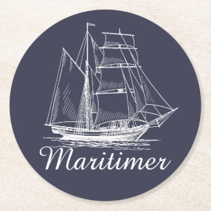 Coasters pulp board Maritimer Nova Scotia drink